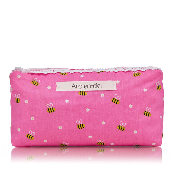 Pink Bees Pouch