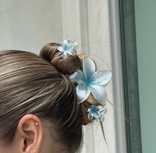 Mini Stargirl Hibiscus Hair-Clips