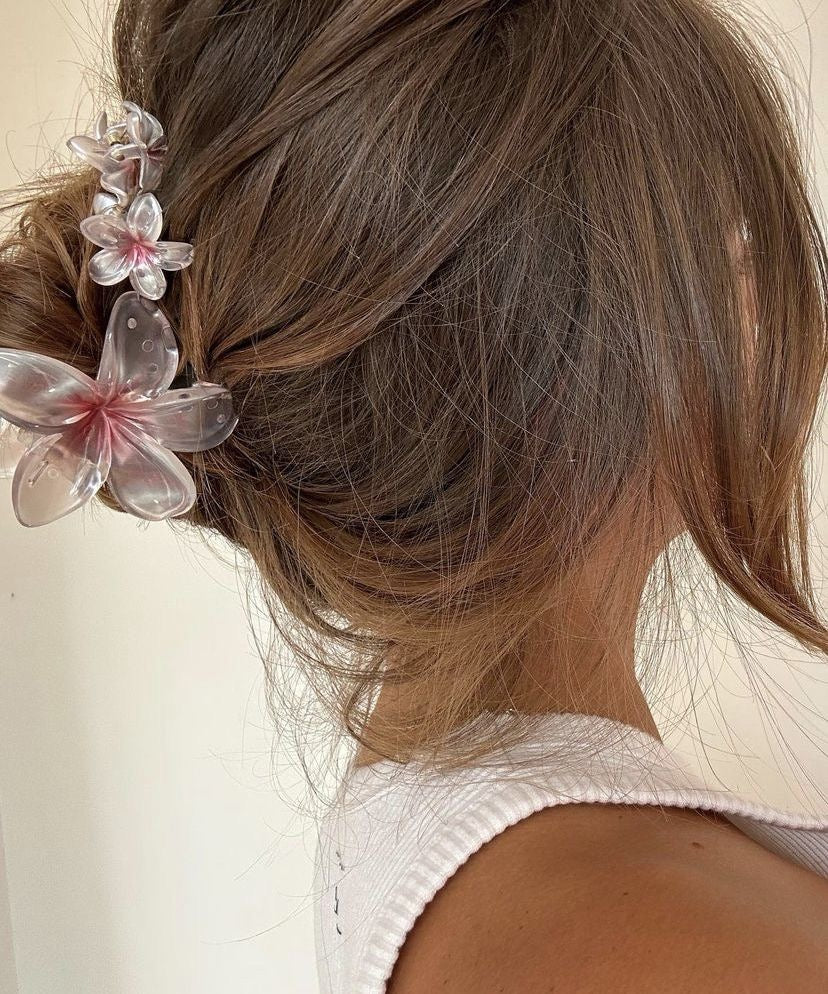 Metallic Angel Hibiscus Hair-Clip