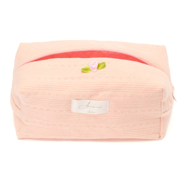 “Rosy Cheeks“- Pointelle Pouch