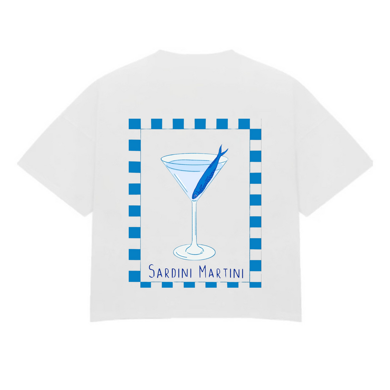 “Sardini Martini” Boxy T-shirt