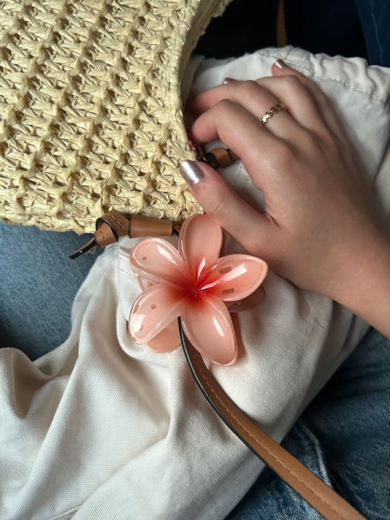 Macaron’ Hibiscus Hair-Clip