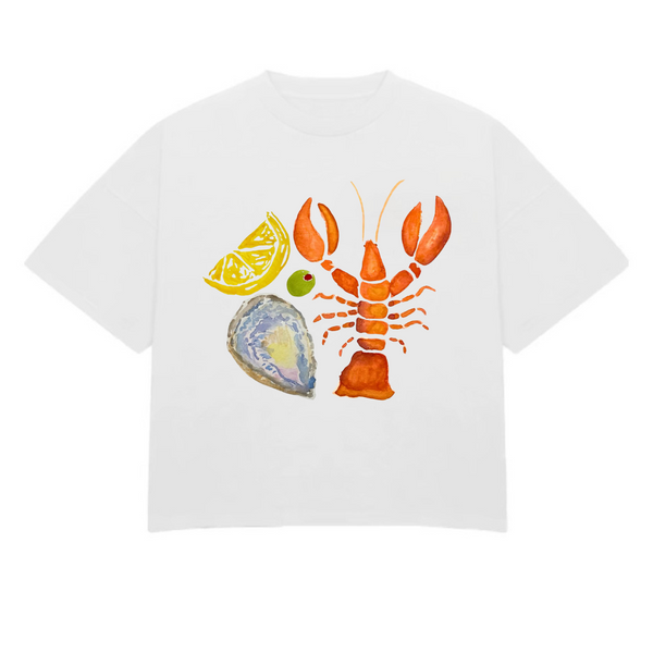 “Dancing’ Lobster” Boxy T-shirt