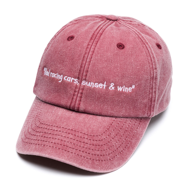 “Red racing cars” Vintage Washed Cap