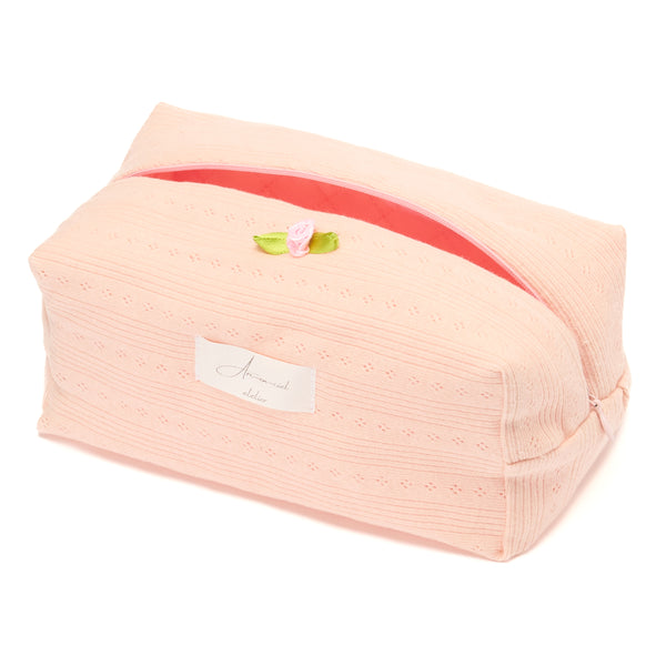 “Rosy Cheeks“- Pointelle Pouch