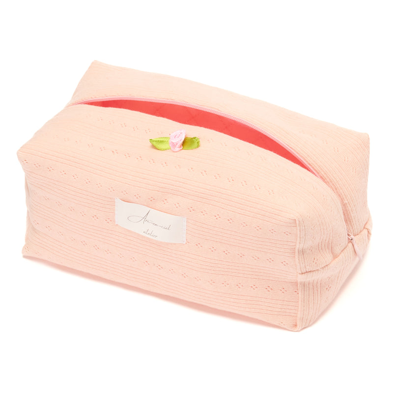 “Rosy Cheeks“- Pointelle Pouch