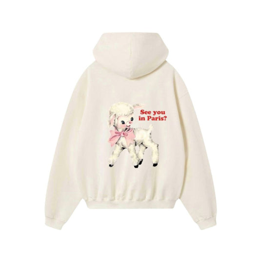 Limited Edition Je t'aime Lamb Hoodie