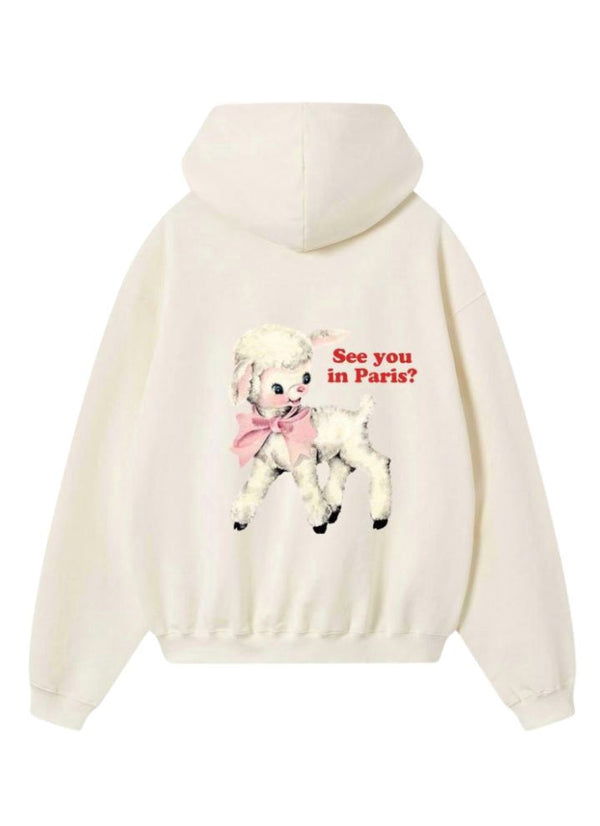 Limited Edition Je t'aime Lamb Hoodie