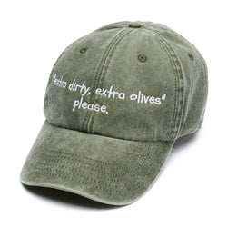“Dirty-Martini” Vintage Washed Cap