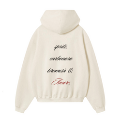 “More amore, per favor” hoodie