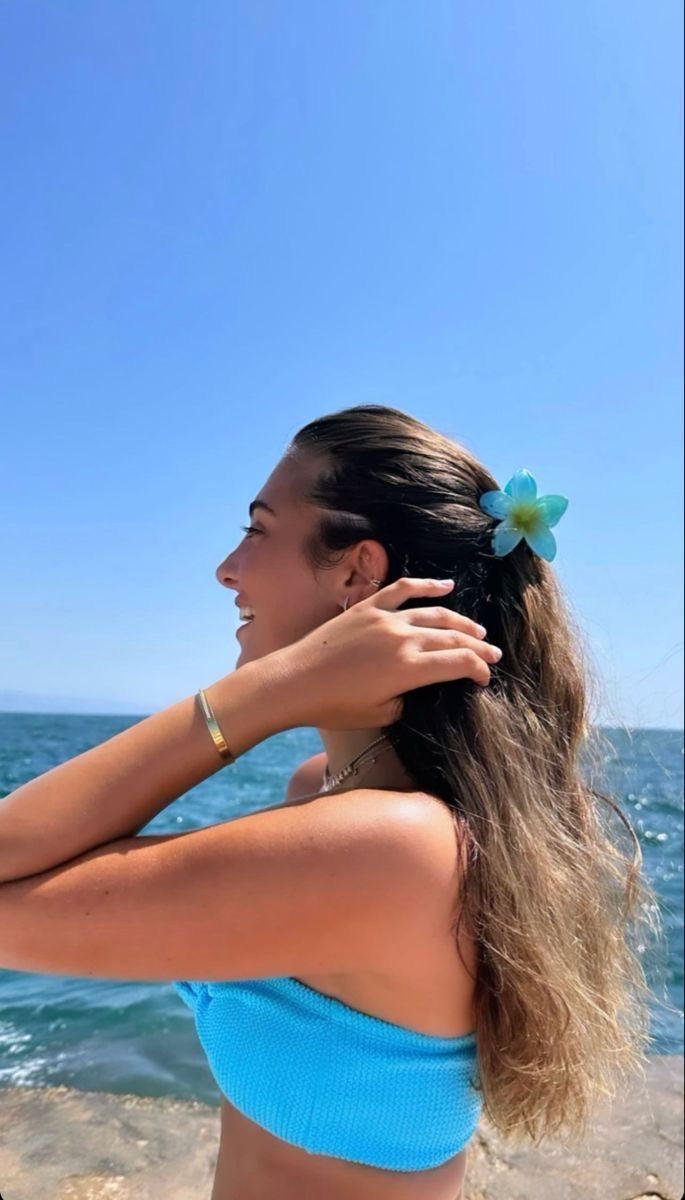 Little Mermaid Hibiscus Hair-Clip