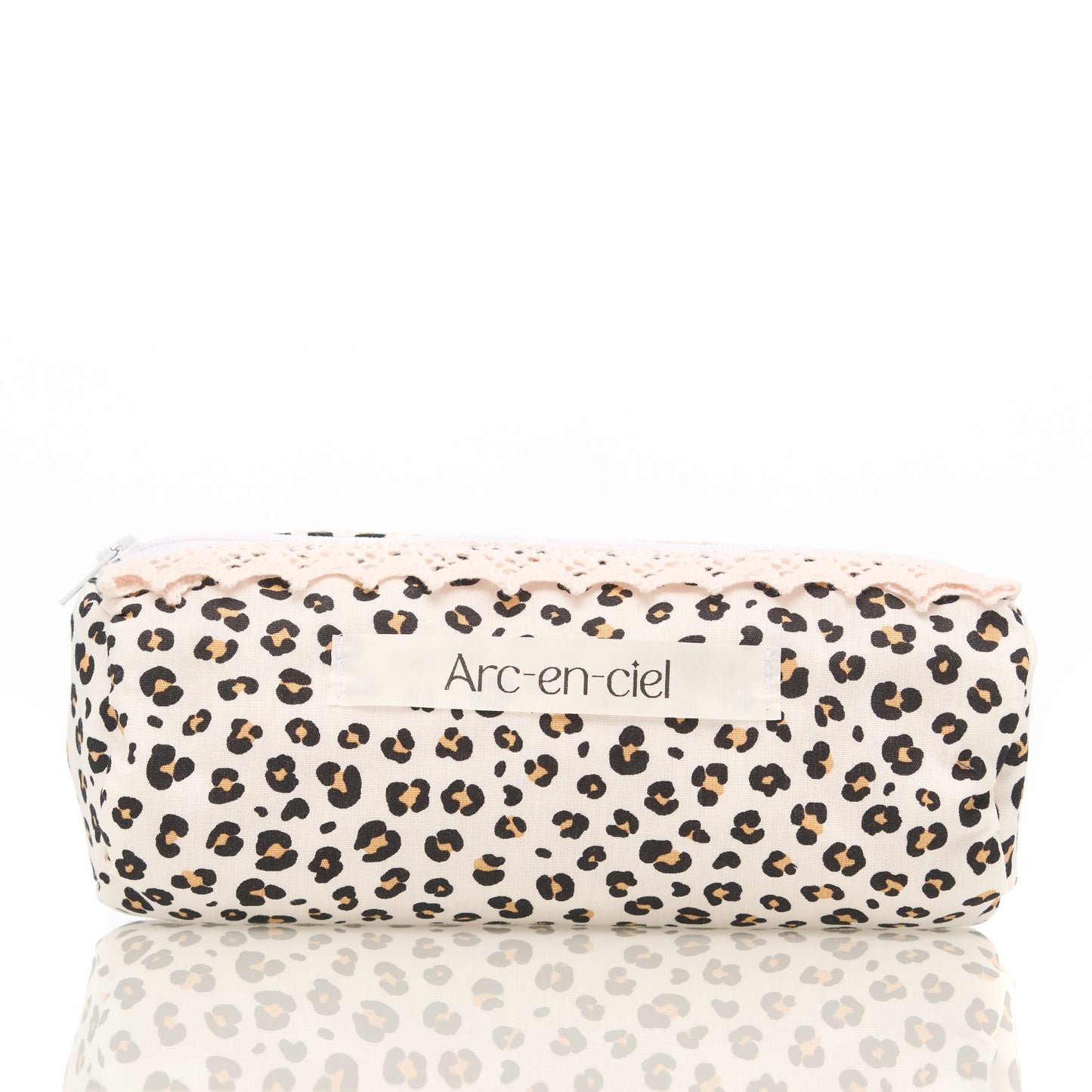 White-Snow Animal Print Pencil Case