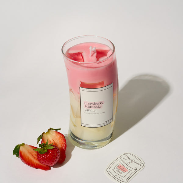 Strawberry Milkshake Scented Candle