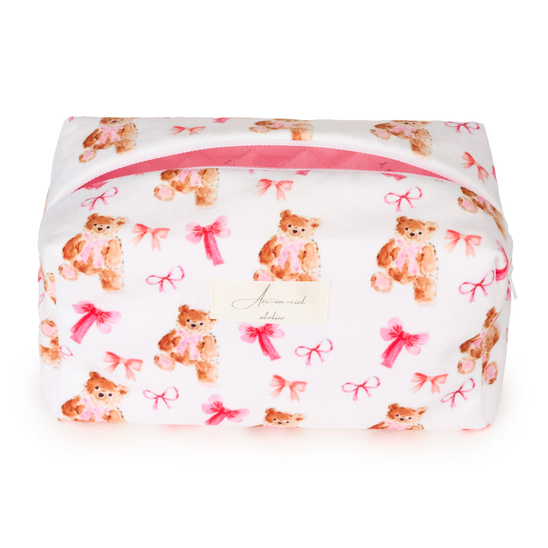 “Teddy & Bows” Pouch