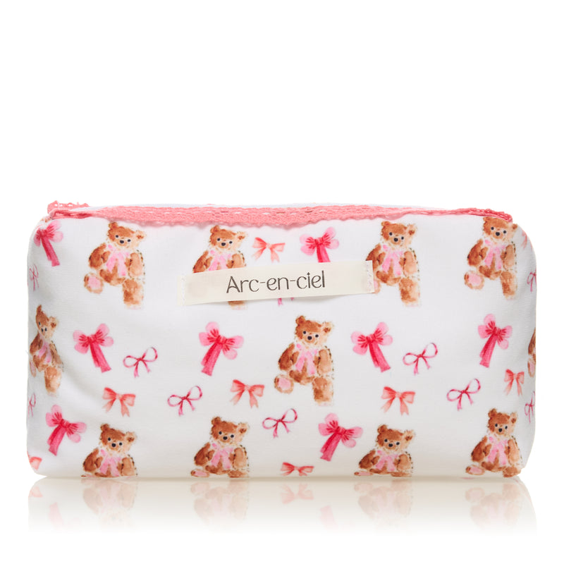 “Teddy & Bows” Pouch