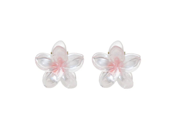 Mini Angel Hibiscus Hair-Clips