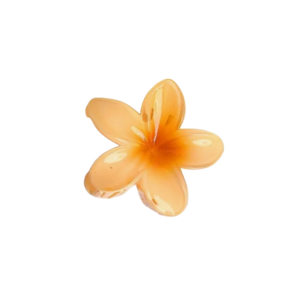 Peachy Hibiscus Hair-Clip